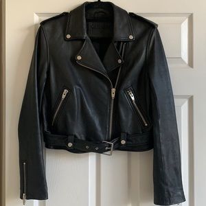 CARMAR Leather Moto Jacket With Belt